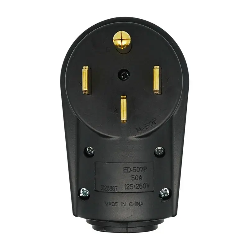 

AB51 RV Receptacle Replacement Power Plug 50AMP 14-50P 125V/250V Replacement Power Plug RV Accessories Plug US Plug