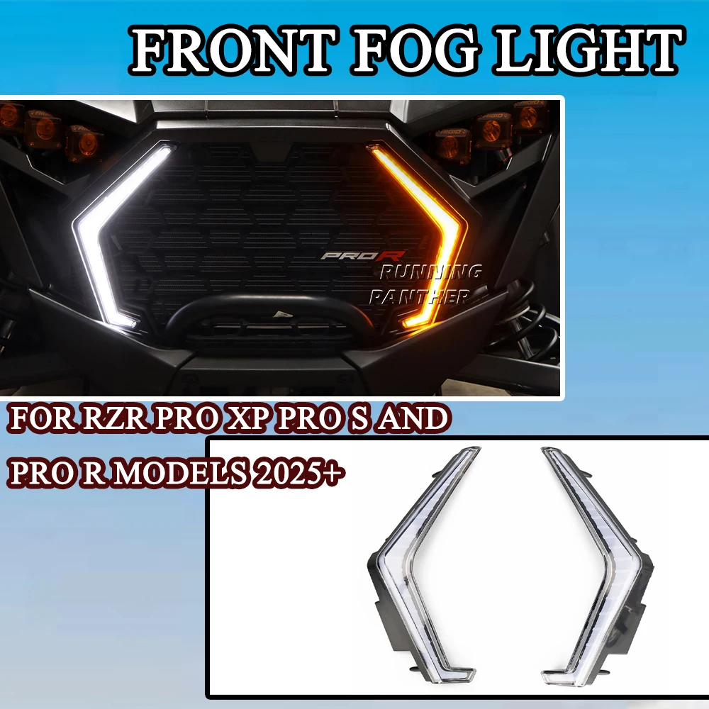 

Motorcycle parts, headlights fog lights turn signals FOR Polaris RZR Pro XP 4 1000 XP4 S R Premium Sport Ultimate 2025 2026 ﻿