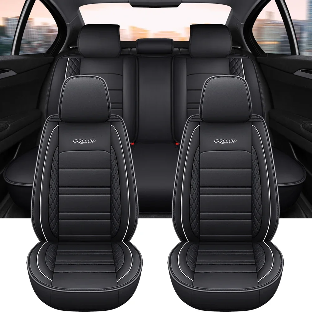 التغطية الكاملة بو الجلود مقعد السيارة يغطي لمازدا 3 CX-5 2 5 6 CX-3 CX-4 CX-7 CX-9 RX-8 CX-30 CX-50 اكسسوارات السيارات