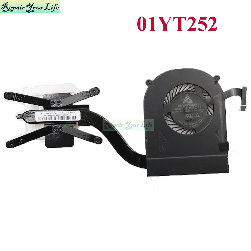 Original 01YT252 CPU Heatsink Fan For Lenovo ThinkPad X1 Carbon 4TH GEN Yoga 2nd 3rd Cooler Radiator 01AX999 00JT800 01AW976