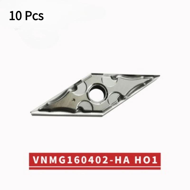 

10 Pcs VNMG160402/04/08-AK H01 CNC 35 Degree Double-sided Aluminum Blade