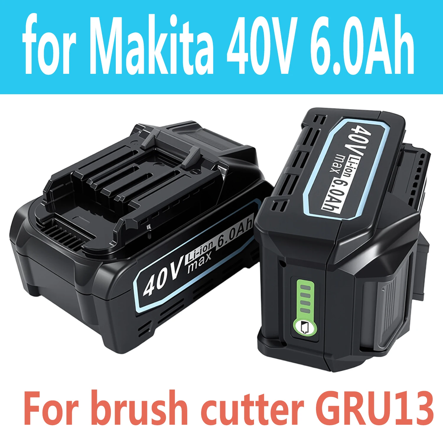 

For Makita Power tools replacement Battery6.0Ah Li-ion 40V XGT battery For BL4025 BL4040 BL4020 BL4050 BL4060 BL4050B Power Tool