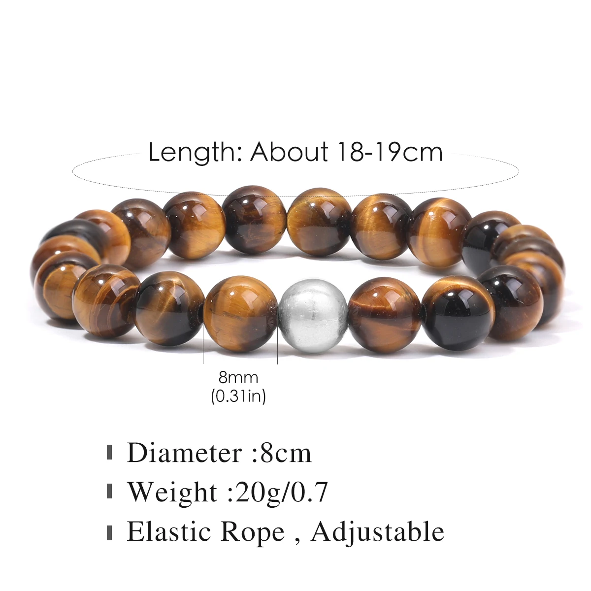 925 فضة سبحة صلاة الحجر الطبيعي حبة سوار جمشت الأبيض كريستال الحجر البركاني الروحي شفاء مجوهرات Gif