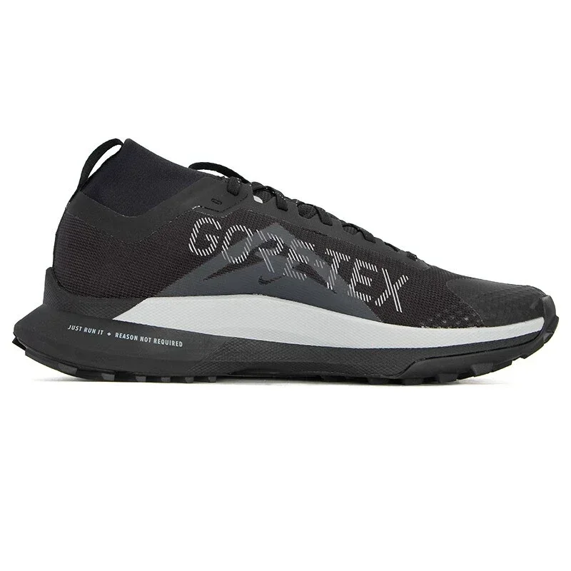 Nike React Pegasus Trail 4 Gore-Tex Black Wolf Grey Men's Running Shoes Comfortable Outdoor Athletic Sneakers Men DJ7926-001