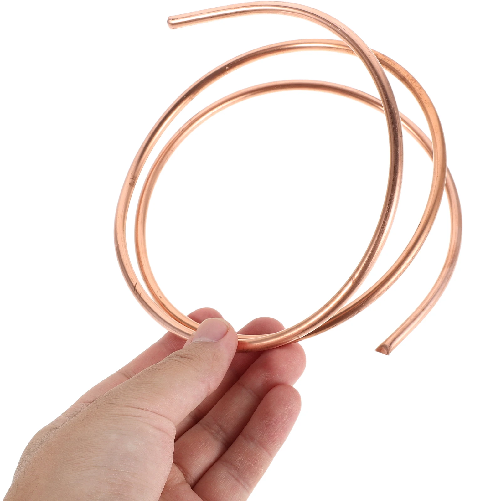 

1m 5mm Od 4mm Id Seamless Round Copper Tube Soft Coil High Flexibility DIY Hvac Refrigeration Air Conditioning Systems
