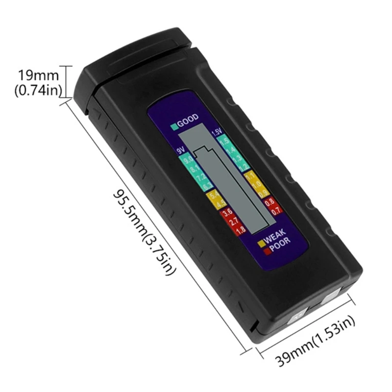 Tester capacità della batteria ad precisione per celle AA, portatile, domestico per uso professionale