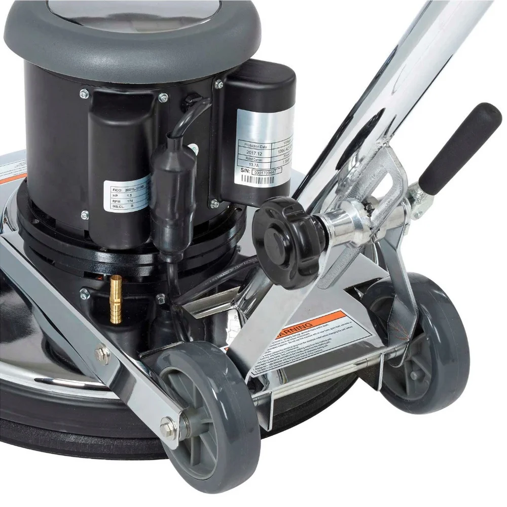 1.5HP 175rpm Disco lavapavimenti in plastica da 17 pollici FM17 Nuova spazzola elettrica a disco singolo Lavorazione a basso prezzo