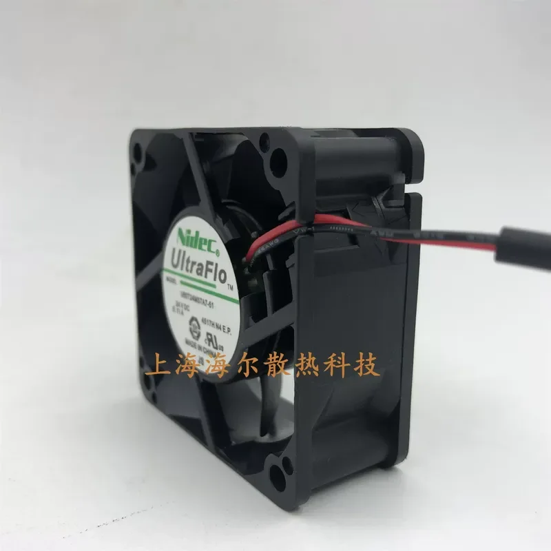 for NIDEC U60T24MS7A7-51 6025 6CM 24V 0.11A Silent Variable Frequency Fan Original Japan