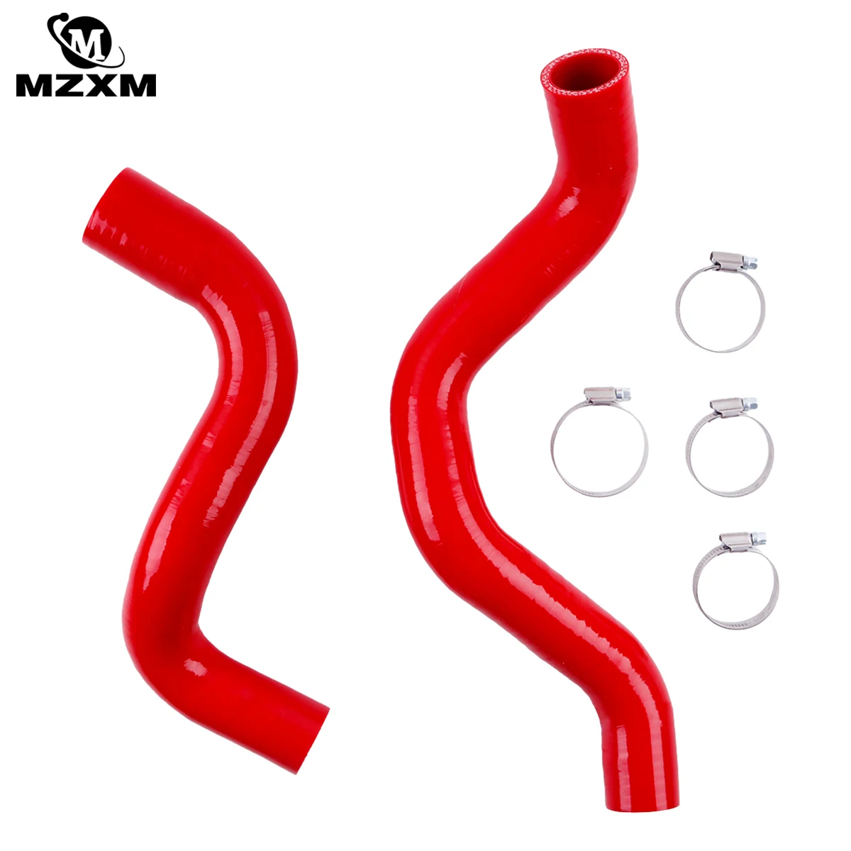 Fit 1996+ GM 3800 Pontiac Grand Prix / Chevy Impala Monte 3.8L Silicone Radiator Upper & Lower Coolant Hose Kit