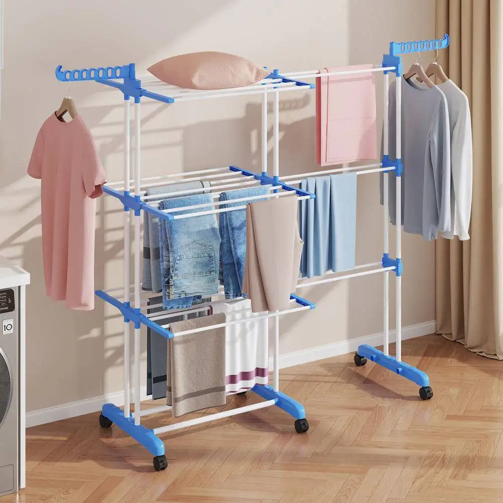 tendedero-plegable-de-pie-para-interiores-dormitorio-o-balcon-multifuncional-para-secar-colchones-y-ropa-uso-domestico