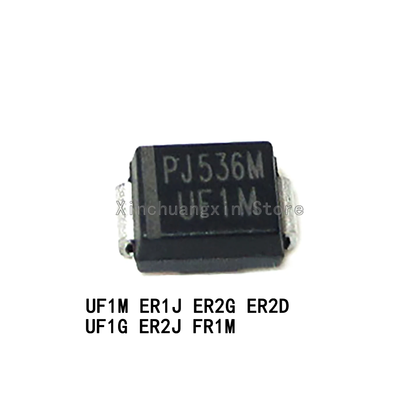 20PCS UF1M ER2G ER1J UF1G ER2D ER2J FR1M_R1_00001 DO-214AA(SMB) Fast-Recovery Diode