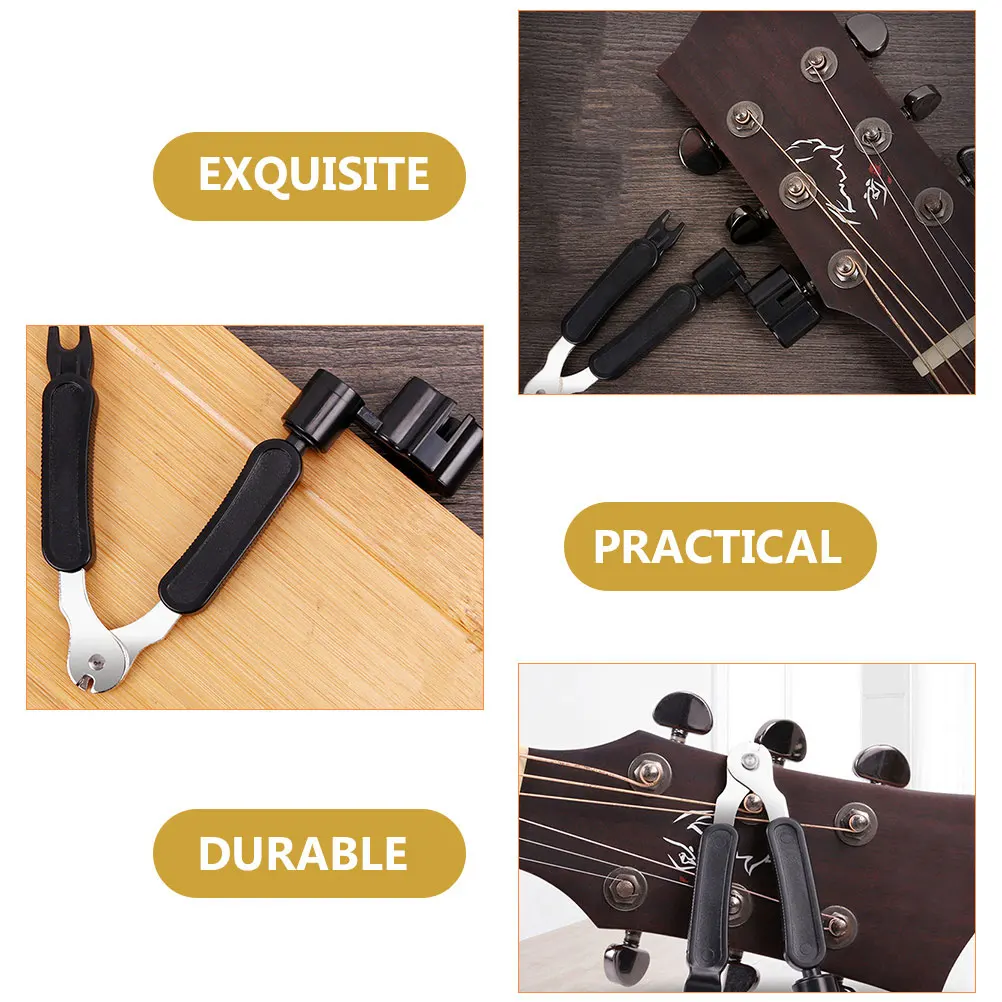 

3 -in-1 Guitar String Change Tool Set for Restringing Tools Nipper Pliers