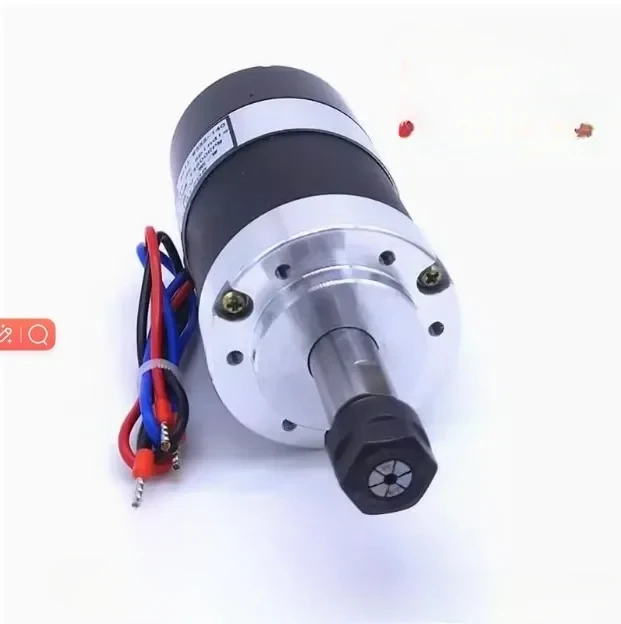 WS55-140 Brushless 300W Spindle High Speed 0.3KW Air-cool Spindle Motor DC 36V 12000 RPM MACH3 with ER11 Collet + 55mm Clamp