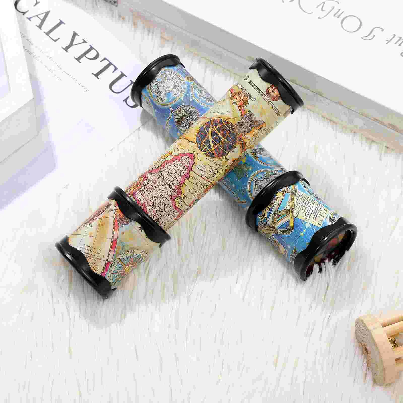 WINOMO 2pcs Classic Kaleidoscope Toy Novelty Games Toy Educational Toys for Kids Children (Random Color)