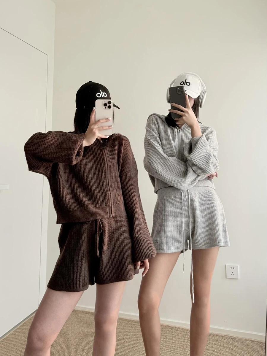 Cintura alta plisada Casual dulce ajuste orts coreano Sle suelto versátil con cinturón orts mujer Faion verano transpirable