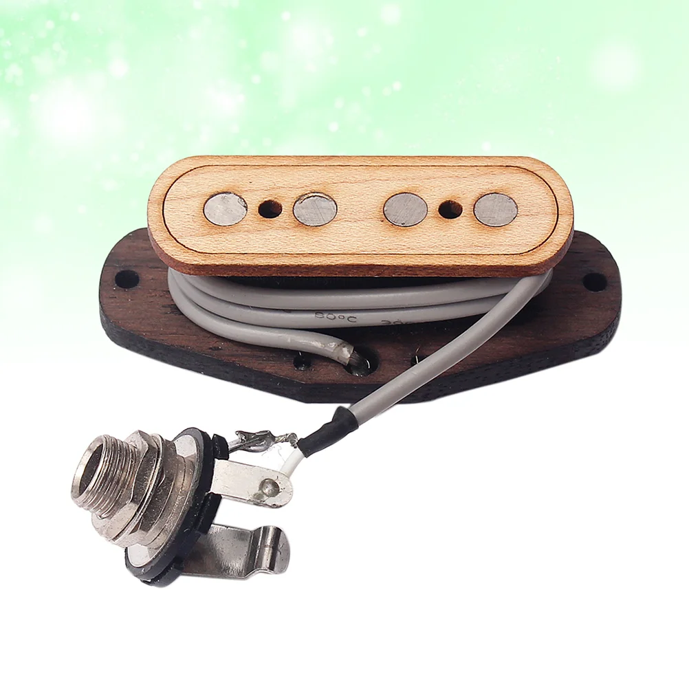 Four-string Guitar Pickup Soundhole Maple Wood Three-string Durable Professional Bamboo Wooden