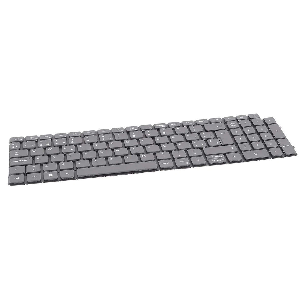 Spanish Keyboard for Dell Latitude 3520 3525 P117F P112F P107F Vostro 15 3510 3515 3520 3525 5510 5515 P106F Black Backlit Win8