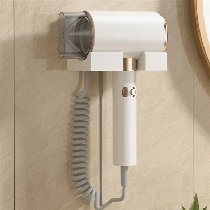 

VELIF-Hair Dryer Hot And Cold Hair Dryer For Home Use Drill-Free Wall-Mounted Hair Dryer US Plug