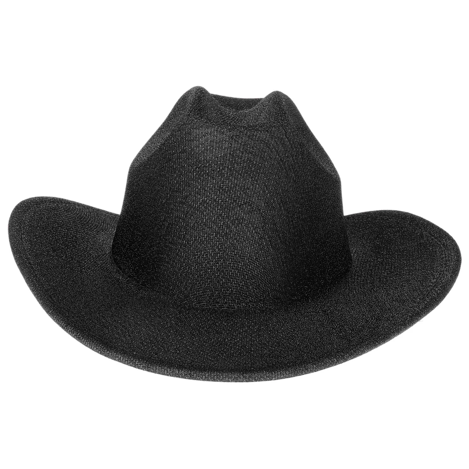 

Bright Western Cowboy Hat For Men Women Stylish Wide Brim Sun Protection Outdoor Travel Ethnic Design Hat For Boys Cowgirl