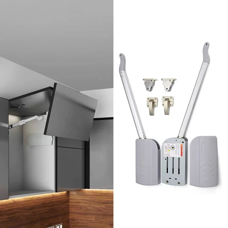 Strut Lift Spring Gas Flap Hinge Fitting With Self-Closing Door Down Hydraulic Fixed Installation Cabinet Lid Stay Support