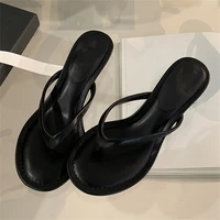 Eilyken Fashion Round Clip Toe Thin Low Heels Women Slippers Outdoor Casual Sandals 2026 New Summer Flip Flops Shoes - Image 4