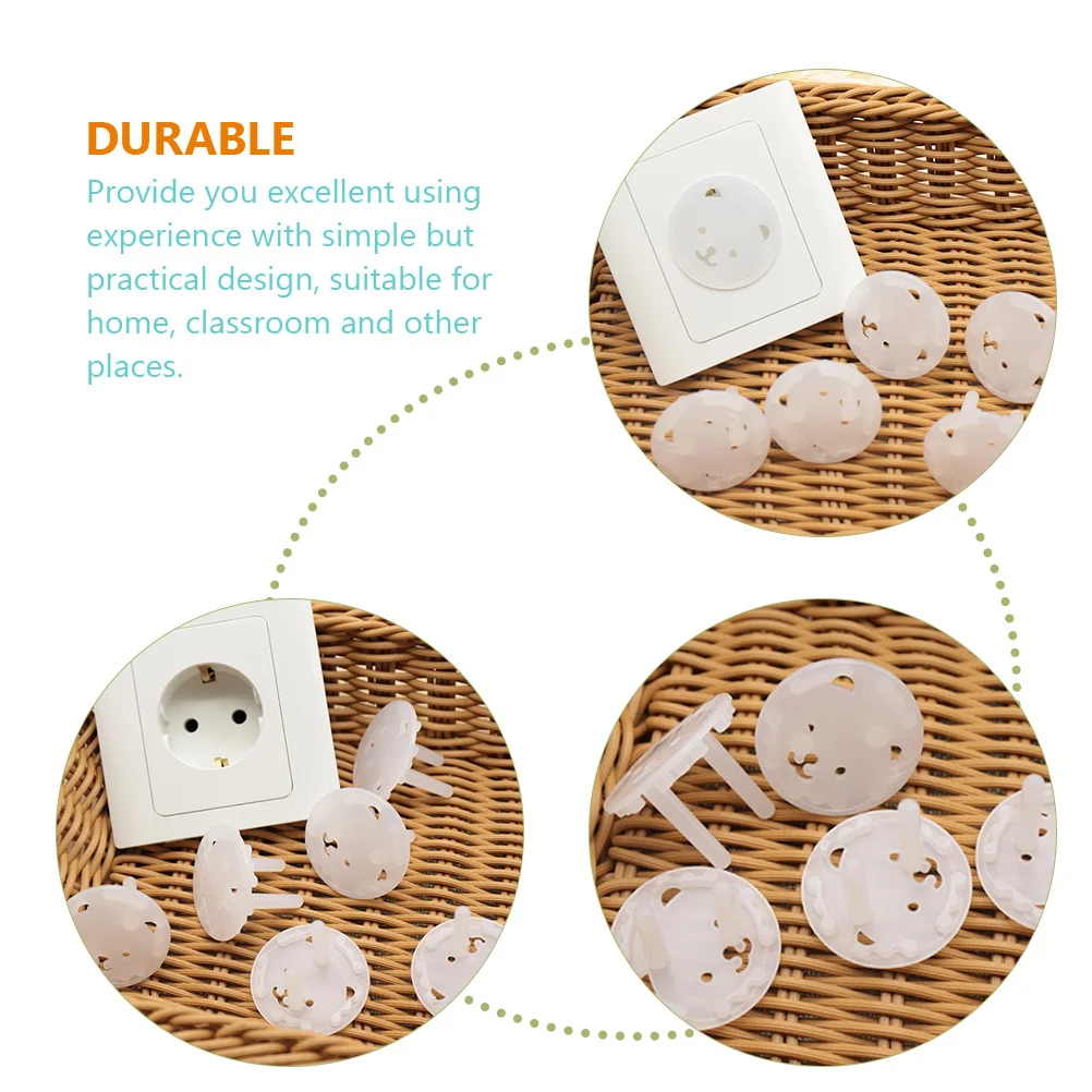 20Pcs Baby Safety Outlet Covers Childproof Plug Protectors Wall Socket Protector Outlet Plug Covers