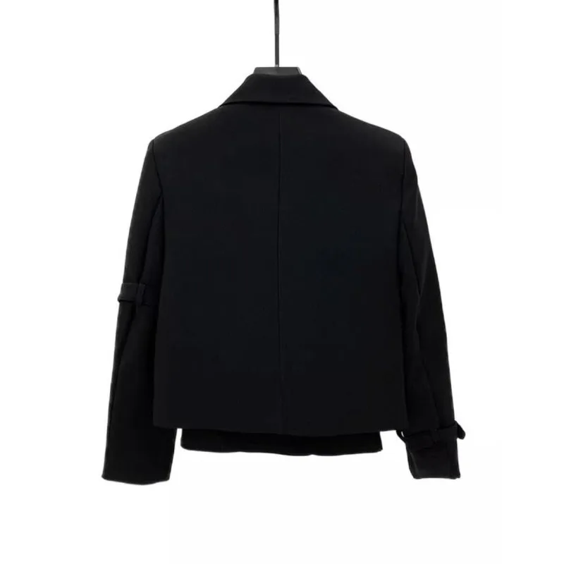 WVGA 2026 Spring Autumn New Men Rivet Design Padded Shoulder Trendy Blazer Niche Chic Casual Turn-Down Collar Jackets Ins W19619
