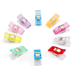 10-80PCs Sewing Clips Plastic DIY Crafting Crocheting Knitting Clothing Clips  Assorted Colors Craft Securing Quilting Clip