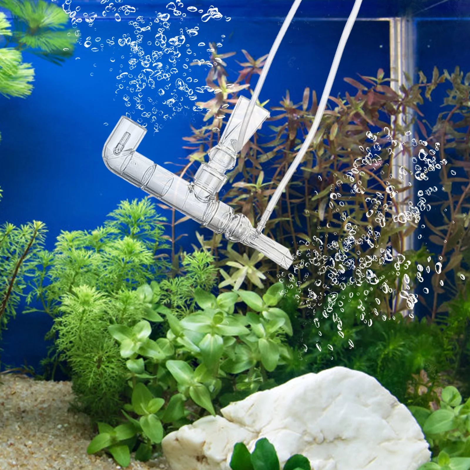 

Fish Tank Oxygen Tube Outlet Aquarium Tubing Plastic Material Freshwater Saltwater Hydroponic Pet Supplies