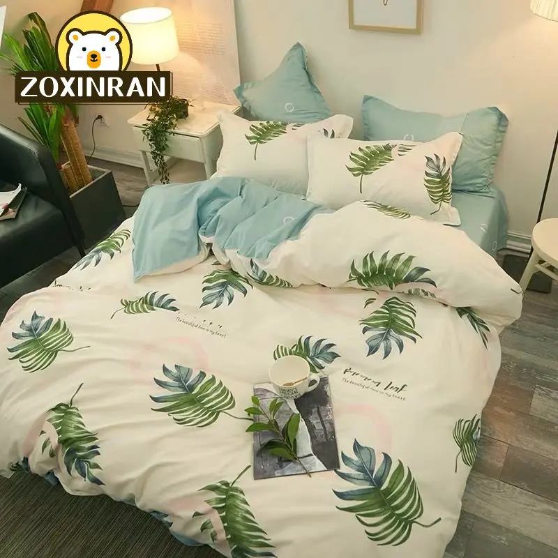 

Bedding Set Luxury Family Bedclothes Bedding Set Duvet Cover Comforter Sets Bed Sheet Set Family Bed Linen Anime Bed Linen