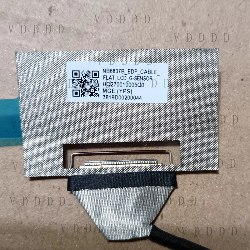 L...  NB6837B EDP Cable LCD FLAT G-Sensor For IdeaPad 5 2-in-1 16IRU9 83DU