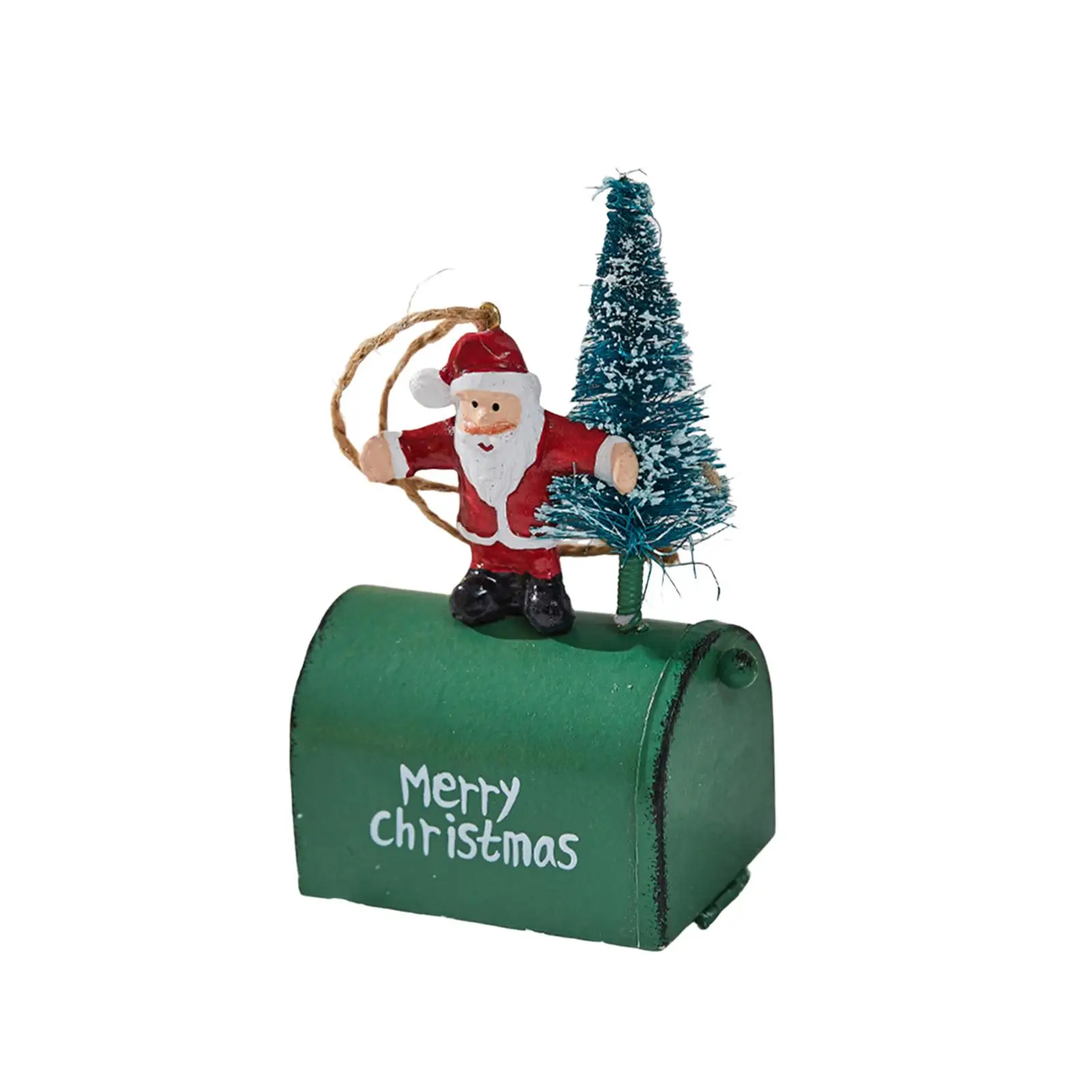 Mailbox Christmas Tree Ornaments Lovely Christmas Decorations Xmas Post Box for Home Holiday Fireplace Party Favors DIY Craft