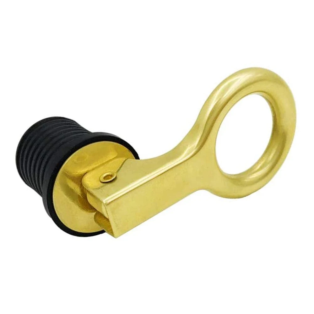 

Boat Drain Plug Brass Snap Tight Flip Style Hull Livewell Boat Drain Plug Boat Bilge Transom Boat Drain Plug