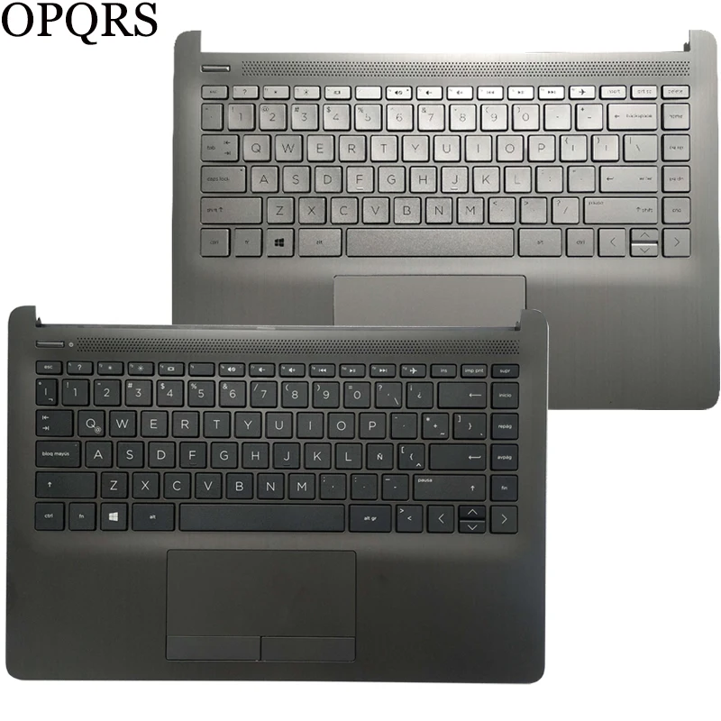 

US/Spanish/Latin Lapotop Keyboard Palmrest Upper FOR HP Pavilion 14-CF 14S-CF 14-DF 14S-DF 14-DK 14S-CR 240 G8 245 G8 246 G8