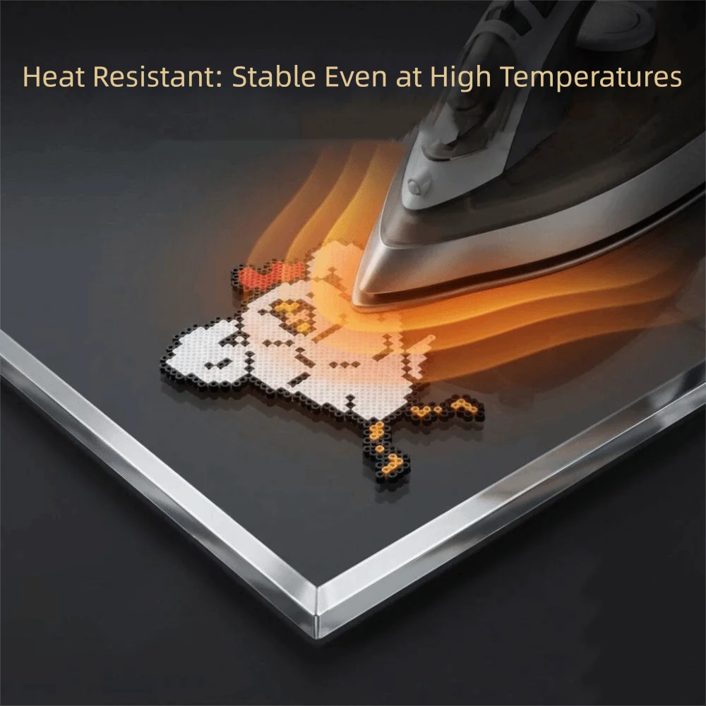 High Temperature Resistant Fuse Beads Workbench Tempered Glass Thickened Ironing Board Heat Dissipation Thick Cooling Plate