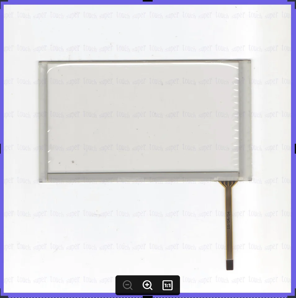 

ZhiYuSun KLTP2637 6.2Inch Resistive touch screen Panel Digitizer For CAR DVD touchsensor glass 155*88mm