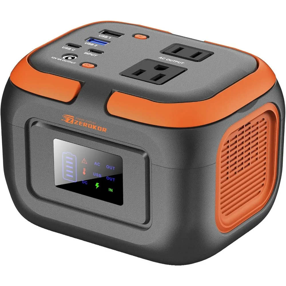 

120W Portable Power Station with AC Outlet, 97.6Wh Battery Pack for Camping and Home Backup