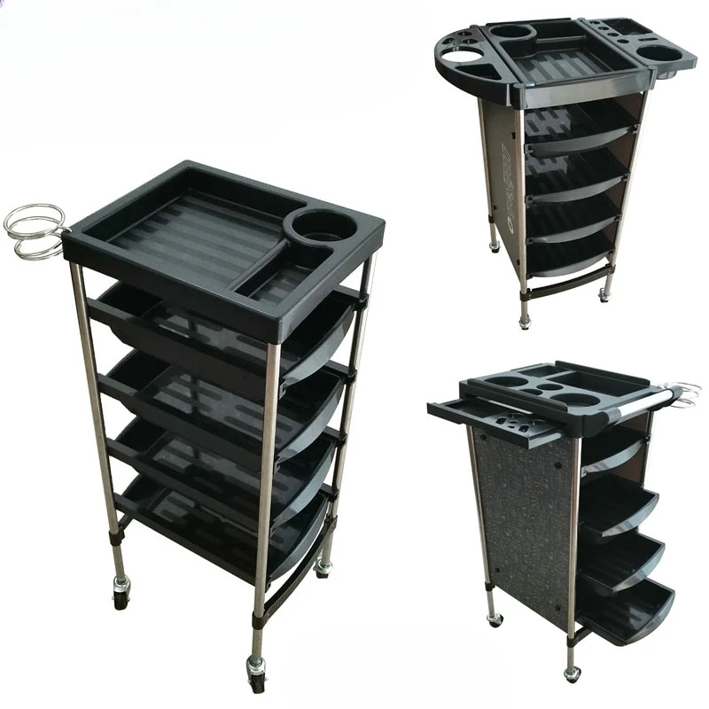 Aesthetic Reception Furniture Auxiliary Car With Wheels Beauty Salon Tray Hairdressing Cart Hotel Business Serving