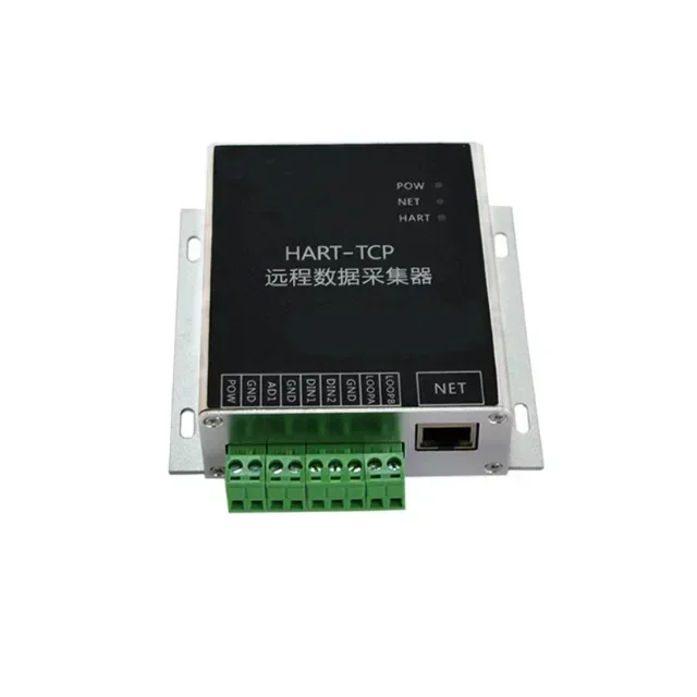 Authentic guarantee Industrial HART to Gateway MODBUS-TCP Converter Data Collector Equipped with two switching value sampling fu