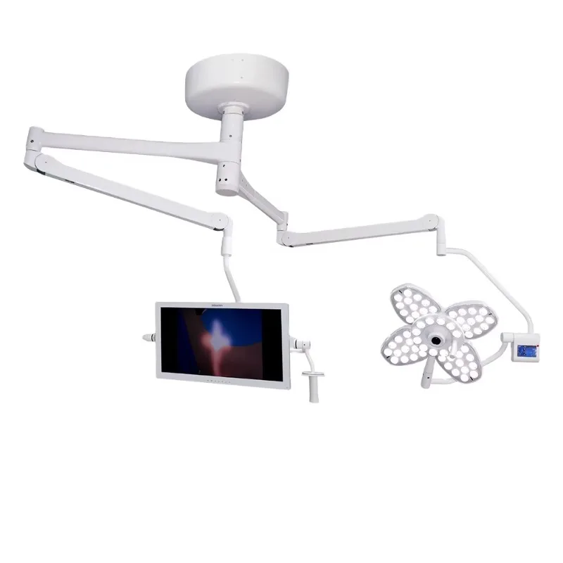 Hospital Surgical Room Light Double Dome Operation Ceiling Shadowless Lamp Surgery LED Ot Operating Light