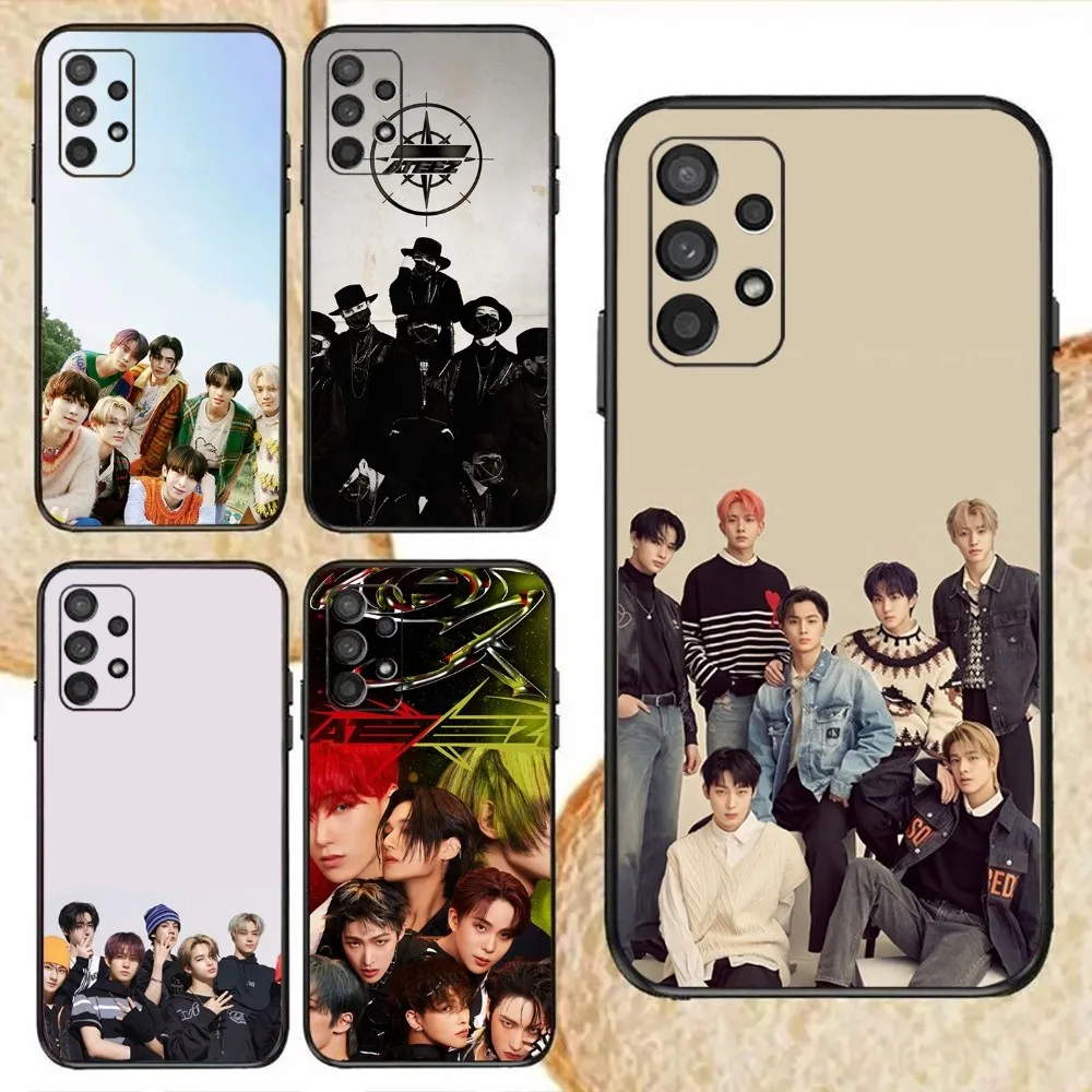 KPOP ATEEZ Phone Case For Samsung Galaxy S24,S20,S21,S22,S23,Fe,Lite,Plus,Ultra,Note Shell