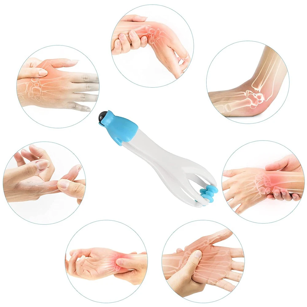 Finger massage gerät doppelseitige Hand massage rolle Werkzeug-Hand Hand Stahlkugel lauf Blut kreislauf Werkzeug-Hand rolle für Karpal