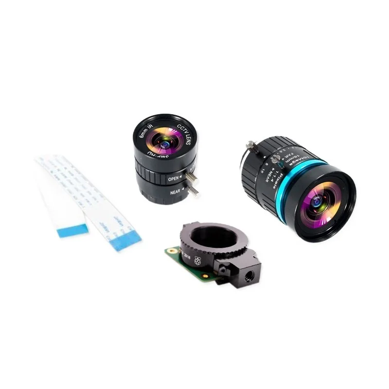 

Go Raspberry Pi High Quality HQ Camera Module 12.3MP Sony IMX477 sensor support for C- and CS-mount lenses