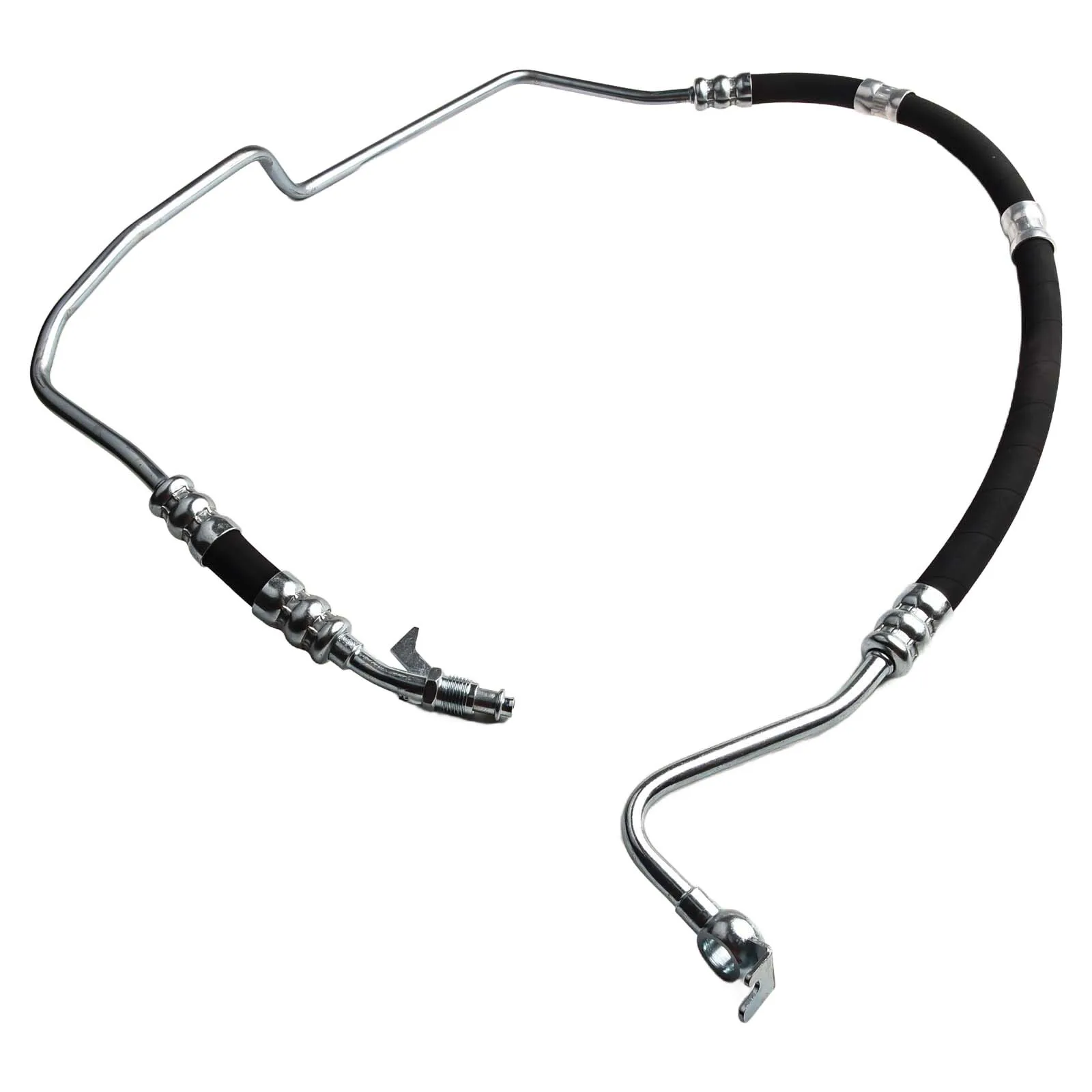 For Steering System Replacement Black,Silver Power Steering Hose Steering Hose 1.9 JTDM Non-deformation Wear-resistant