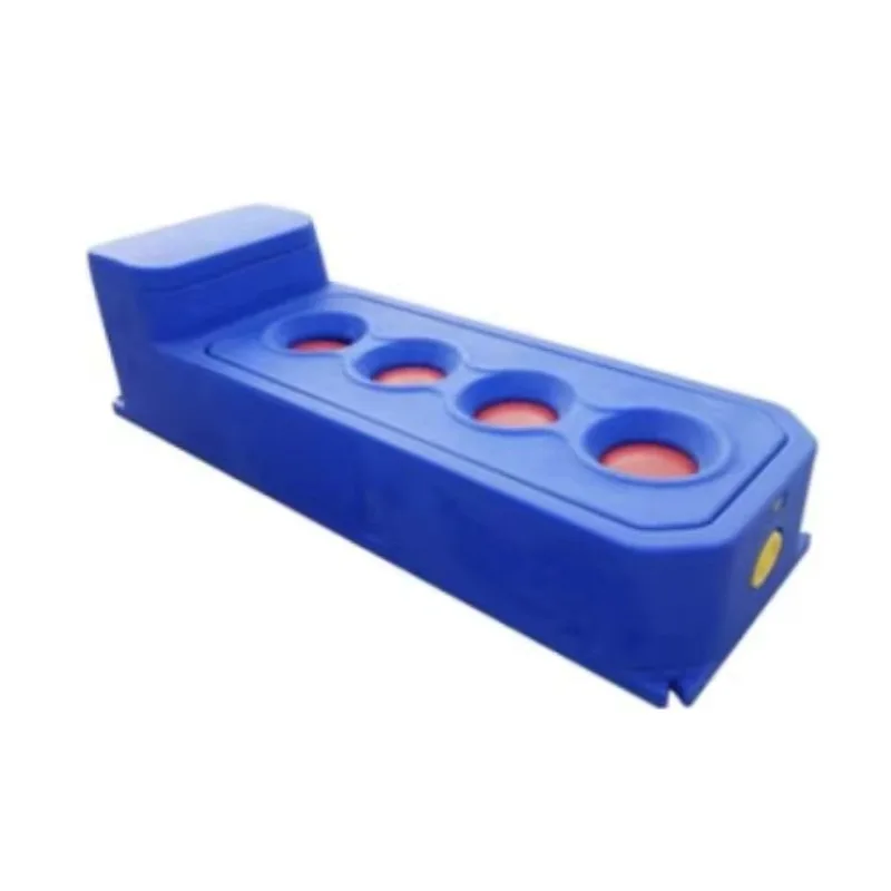Blue Cattle Water Trough Animal Drinkerrs Equipment Plastic Water Trough Livestock