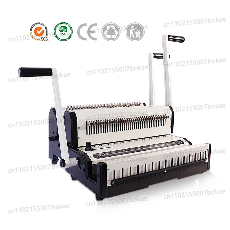 Iron ring and rubber ring dual-purpose integrated machine, tender document contract, calendar multi-functional binding machine