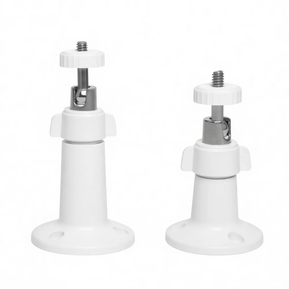 CCTV Camera Mounting Bracket ABS Plastic Universal Wall Ceiling Holder 360 Degree Swivel Stand For Home Security System