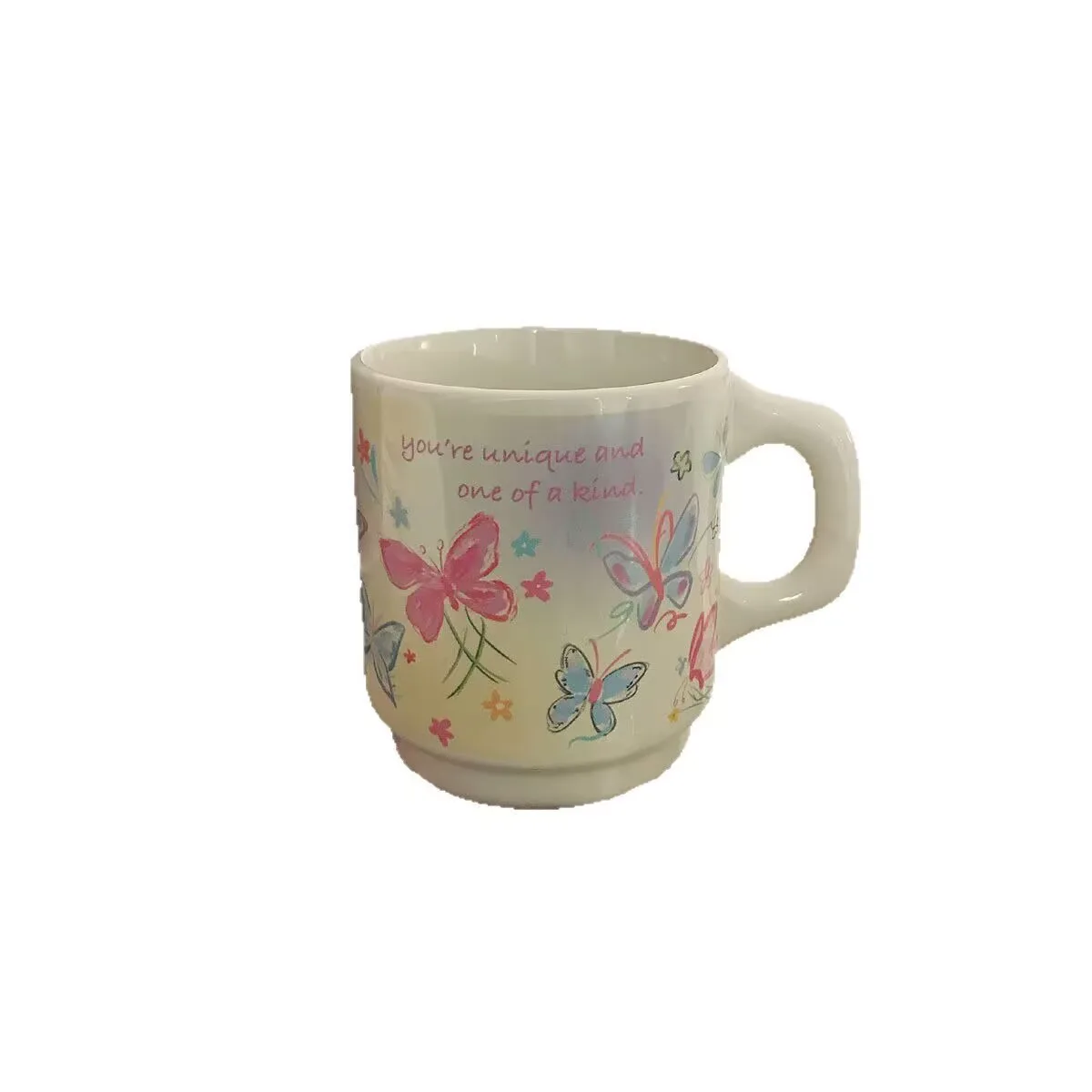 

Modern and simple special cup for girls, new debut mug, homemade atmosphere ceramic cup, niche children's fun coffee cup, water