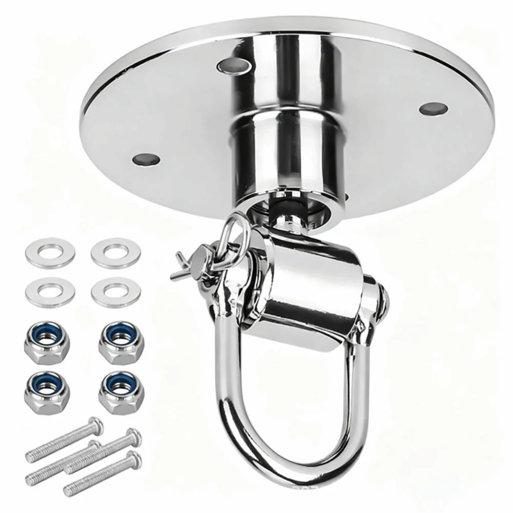 13pcs Iron Construction Speed Bag Swivel Easy Installation Swivel Design Ceiling Mount Hook Mount Bracket Ceiling Mounted