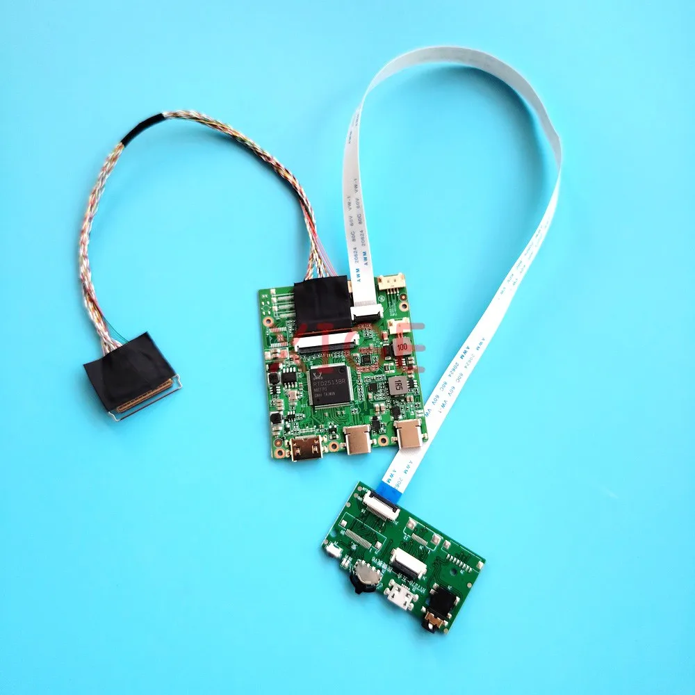

DIY Kit Controller Driver Board For LP101WH1-TLA1 LP101WH2-TLA2 Laptop Matrix LVDS 40 Pin Mini-HDMI USB-C 1366x768 10.1" TYPE-C